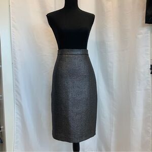 Banana Republic Black and Gray Pencil Skirt